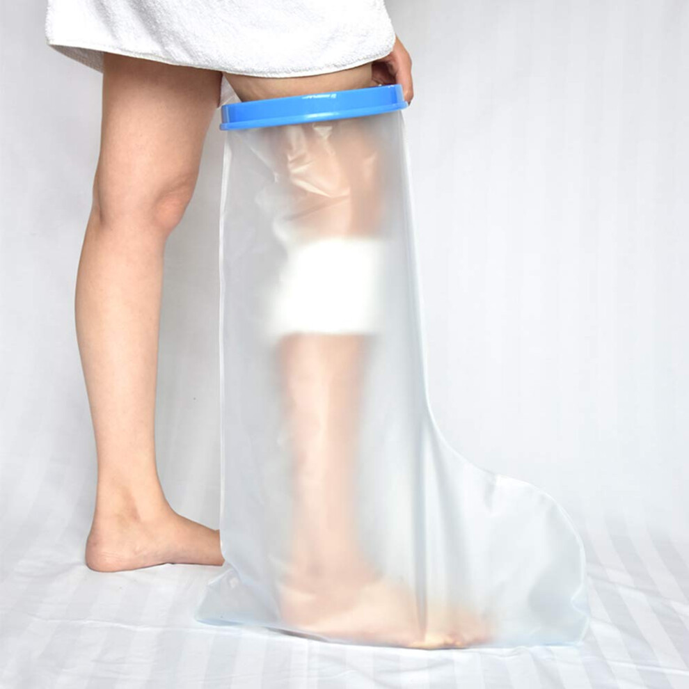 Waterproof Leg Cast Cover for Shower and Bath, Reusable Watertight Seal Protector for Broken Foot