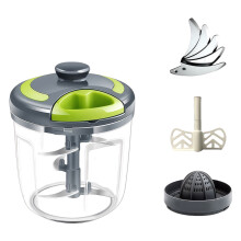 Professional Manual Chopper Garlic Crusher With ABS-900ml