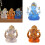 Figurine de dieu éléphant faite à la main, décoration en-Blanc 3