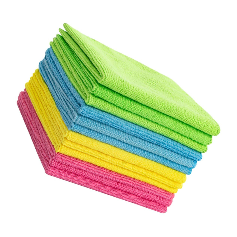12Pcs Super Absorbent Microfiber Car Cleaning Towels Scratch Detailing Cloths For Car And Home 9073542909866