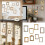 Retro Picture Frame Border Sticker Adhesive PVC Wall-Style A 2