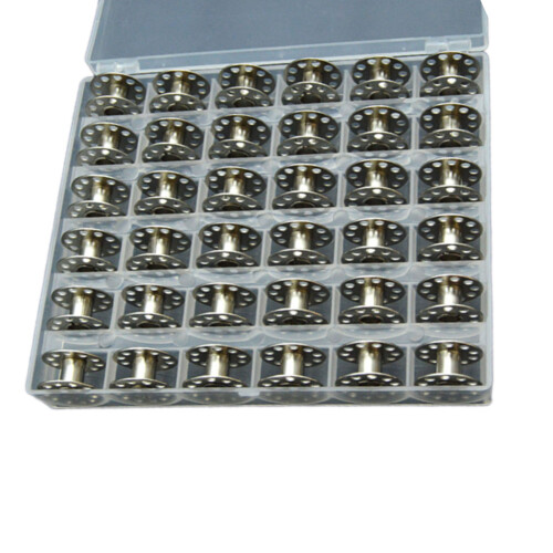 Quick Changes Alloy Round Bobbin Sturdy Sewing-36 grid metal
