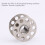 Universal Sewing Machine Round Bobbin Alloy-25 grid metal 3
