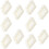Professional Plastic Queen Bees Cage Container 10Pcs Beekeeping 1