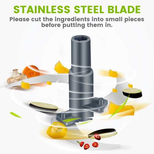 ABS Metal Manual Garlic Press Crusher Multifunctional-500ml 1