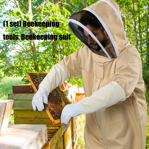 Combinaison de protection pour apiculture, mélange de coton-XL 2