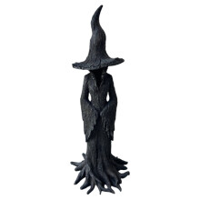 Resin Witch Ornament for Halloweens Stylish Party Supplies