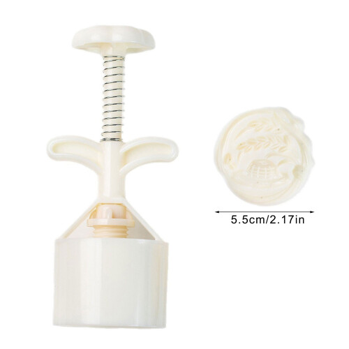 Practical Hand Press Mooncakes Molds Beautiful Treat Making 2