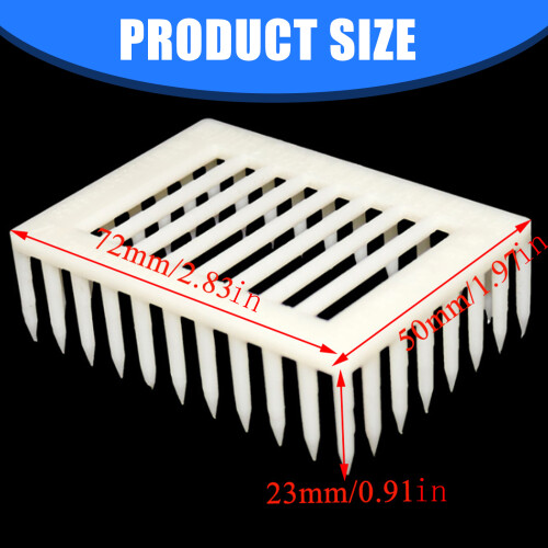 10Pcs Beekeeper Cage Plastic Container for Bees Maintenance and 2