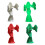 Friendly Ghosty Lady Ornament-Luminous green Medium size 2