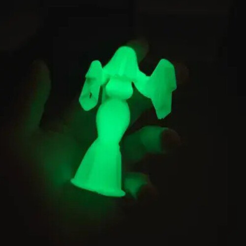 Friendly Ghosty Lady Ornament-Luminous green Medium size 2
