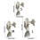 Friendly Ghosty Lady Ornament-Luminous green Medium size 4