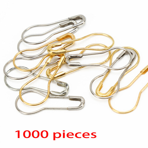 1000Pcs Multipurpose Safety Pin Garment Label Fastener-silver 1