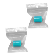 2 Rewashable Cup Protectors Dishwasher Safe Plastic Lid-blue
