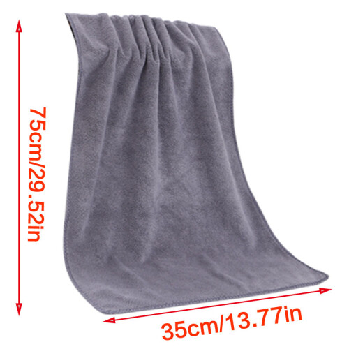 Serviette à cheveux absorbante Extra épaisse, 4-Couleur café 2