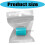 2 Rewashable Cup Protectors Dishwasher Safe Plastic Lid-blue 3