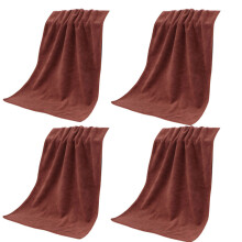 Thick Super Absorbent Quick Dry Hair Towel For-Coffee color