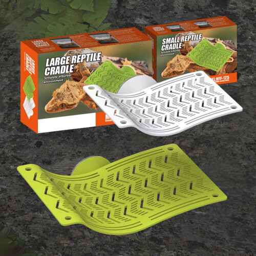 Habitat Climbing Platform For Lizards Geckos With-White small 1