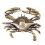 Brass Crabs Statue Figurines Home Decorations Crabs-Style A 1