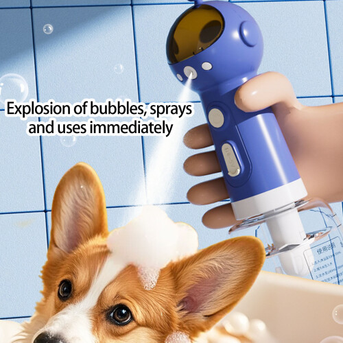 1200mAh Astronaut Pet Shampoo Foams Generators Efficient-Blue 2