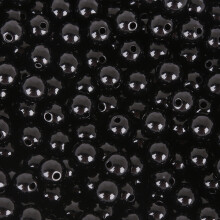 6 mm acrylkralen DIY-knutselbenodigdheden voor-Zwart