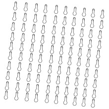 1000 Stück Nähen Sicherheitsnadel Stitching Marker Clip-Schwarz