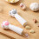 Funny Cats Claw Shape Silicone Garlic Roller Quick Peanut-Pink 5