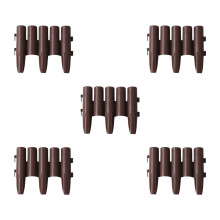 Durability Weather Resistant Plastic Fencing-Bamboo tube brown