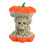 Unique Skull Shape Pumpkin Decoration Lamp-Orange red bone whit 1