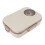 Stainless Steel Lunch Box 1200ml 4-Comp Beige 2