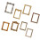 Retro Picture Frame Border Sticker Adhesive PVC Wall-Style A 1