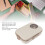 Stainless Steel Lunch Box 1200ml 4-Comp Beige 6