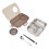 Stainless Steel Lunch Box 1200ml 4-Comp Beige 9