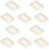 10Pcs Beekeeper Cage Plastic Container for Bees Maintenance and 1