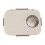Stainless Steel Lunch Box 1200ml 4-Comp Beige 13