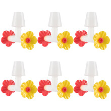 6Pieces Hummingbird Feeders Spouts ABS-Bilateral feeder at