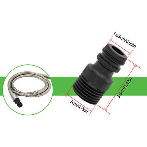 Plastic 5 Piece External Thread Nipple-Plastic 4 point exte 2