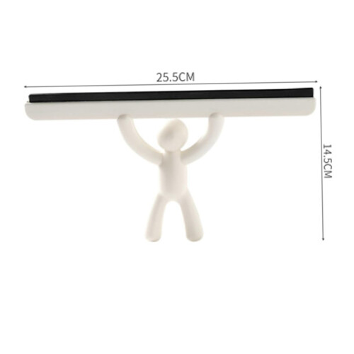Small Plastic Window Squeegee with Nonabrasive Blade for Streak Cleaning and Compact Storage 2