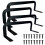 4pcs Sturdy Alloy Bed Frame Grippers for Slip Resistant-Black 1