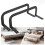 4pcs Sturdy Alloy Bed Frame Grippers for Slip Resistant-Black 2