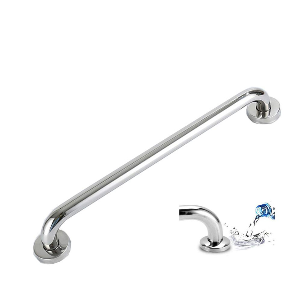 Stainless Steel Bathroom Grab Bar with AntiâSlip Safety Grip for Elderly, 300mm Concealed Mount Design