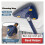 360 Spin Mop with Telescopic Long Handle, SelfSqueeze Triangle Microfiber Head for Floor and Ceiling Cleaning (Blue) 2