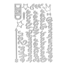 Capital Letter Shape Cutting Dies Carbon Steel Die Cut Metal