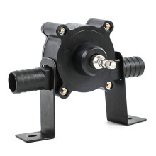 Electric Drill Pump Portable Hand Liquid Transfer Pump Self-Priming Oil Fluid Water Pump Drill-Powered Pump