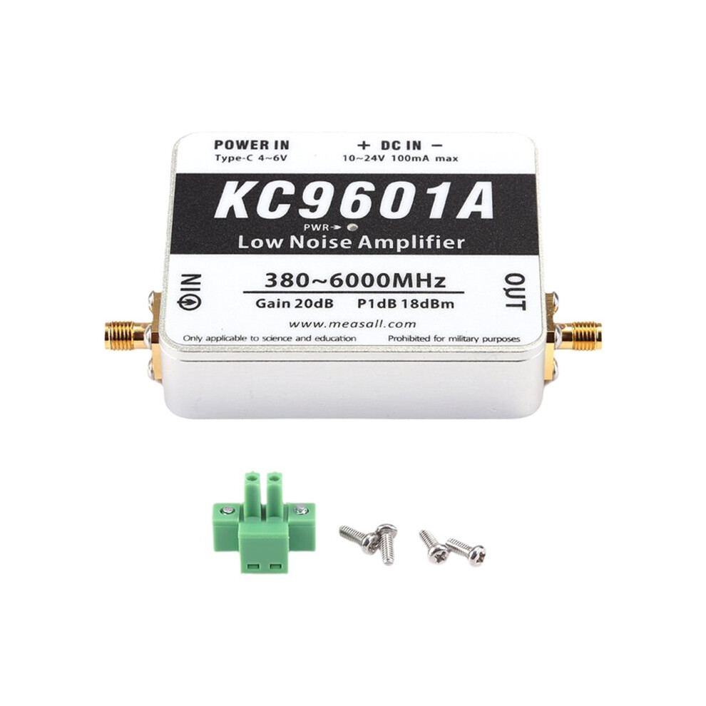 Kc9601a Low Noise Amplifier Module 380Mhz-6Ghz 20Db High Gain Lna Module Usb Power Supply 6032356056473