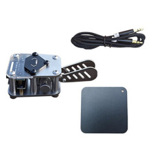 CW Keyer Manual/Auto Trainer Dual-Paddle Morse Code Keyer with Magnetic Base for Radio Telegraph