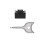 10PCS RJ45 Inserts Lock with Key Dust-Proof Network Plug Enhances Data Security Protection for , Router Red 6