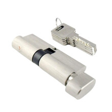 60mm Brass Door Lock Cylinder with Anti‑Drill Security Protection, Easy Replacement for Home