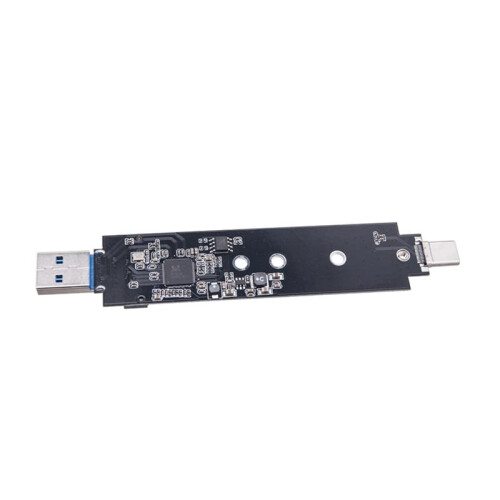 RTL9210B Chip B+M/M Key Dual Protocol M2 SSD Adapter for M.2  Protocol SSD NVME SSD 10Gbps USB 3.2 GEN2 Riser A 1