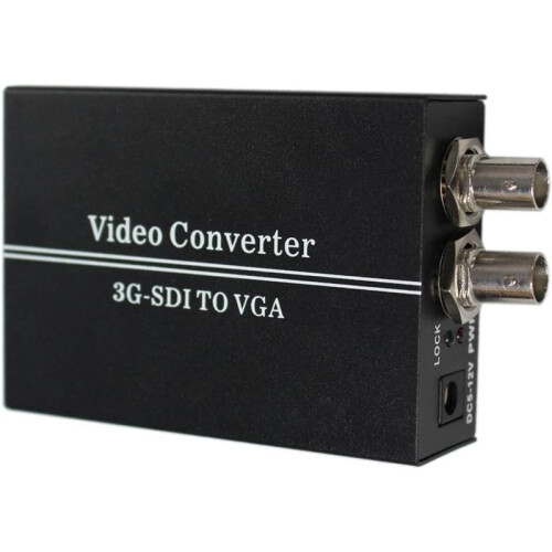SDI zu VGA SDI BNC Videokonverter mit EU-Netzadapter EU-Stecker 2